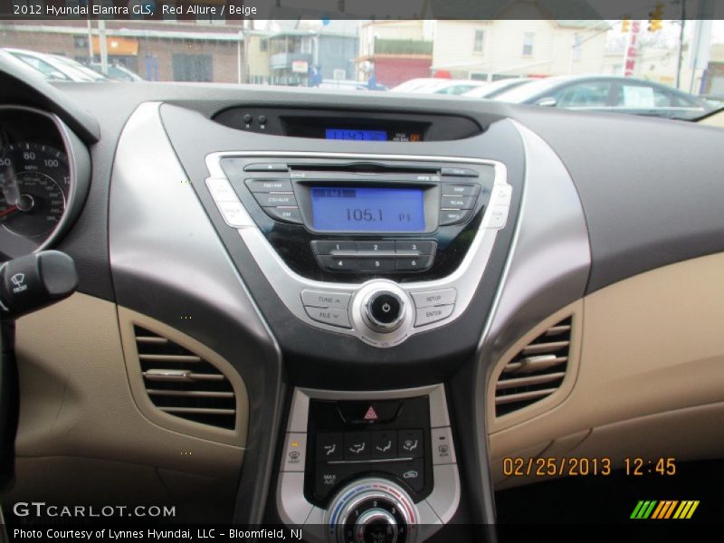 Red Allure / Beige 2012 Hyundai Elantra GLS