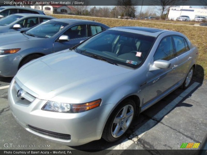 Alabaster Silver Metallic / Ebony 2006 Acura TL 3.2