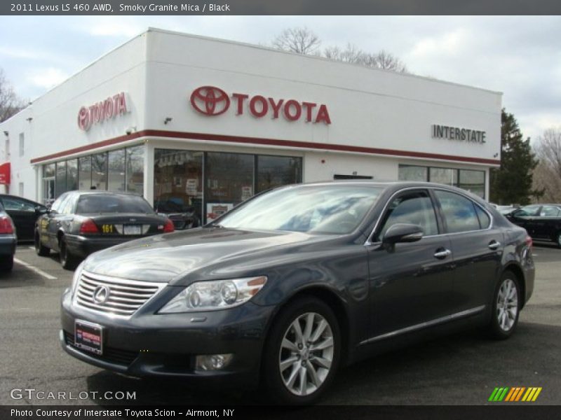 Smoky Granite Mica / Black 2011 Lexus LS 460 AWD