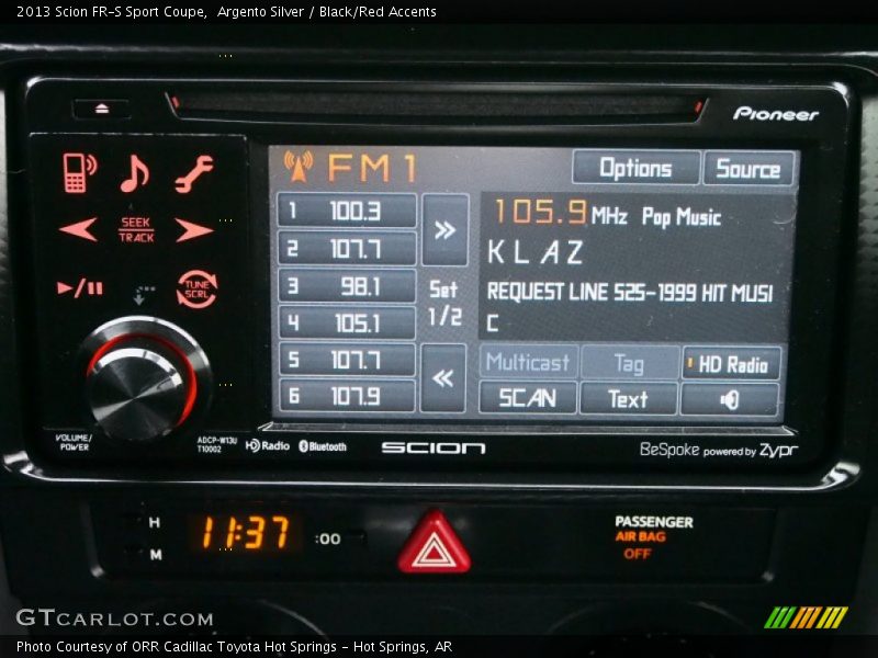 Controls of 2013 FR-S Sport Coupe