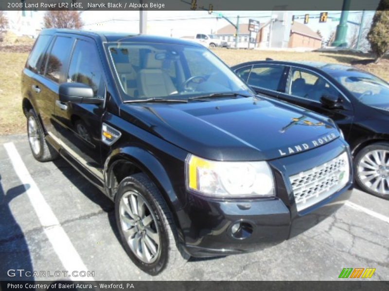 Narvik Black / Alpaca Beige 2008 Land Rover LR2 HSE