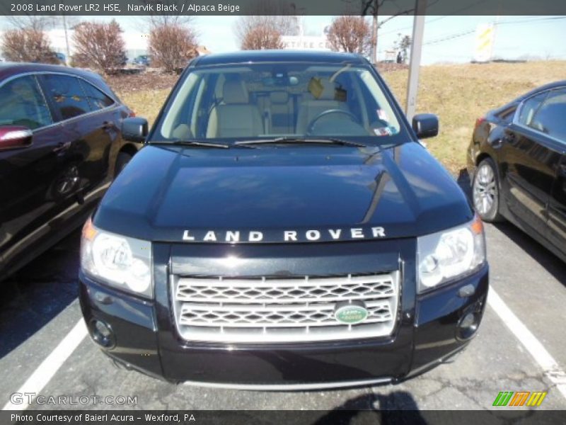 Narvik Black / Alpaca Beige 2008 Land Rover LR2 HSE