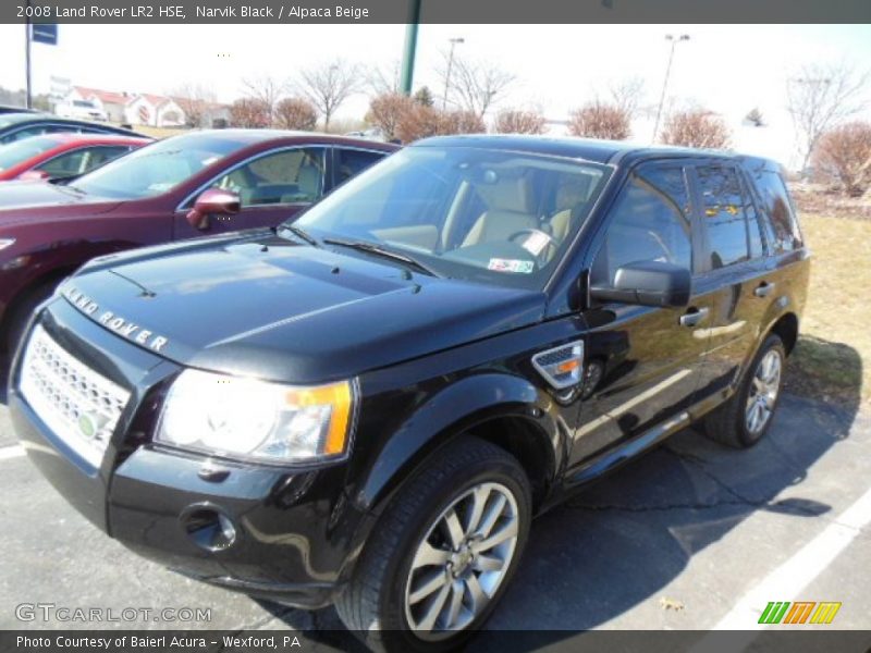 Narvik Black / Alpaca Beige 2008 Land Rover LR2 HSE