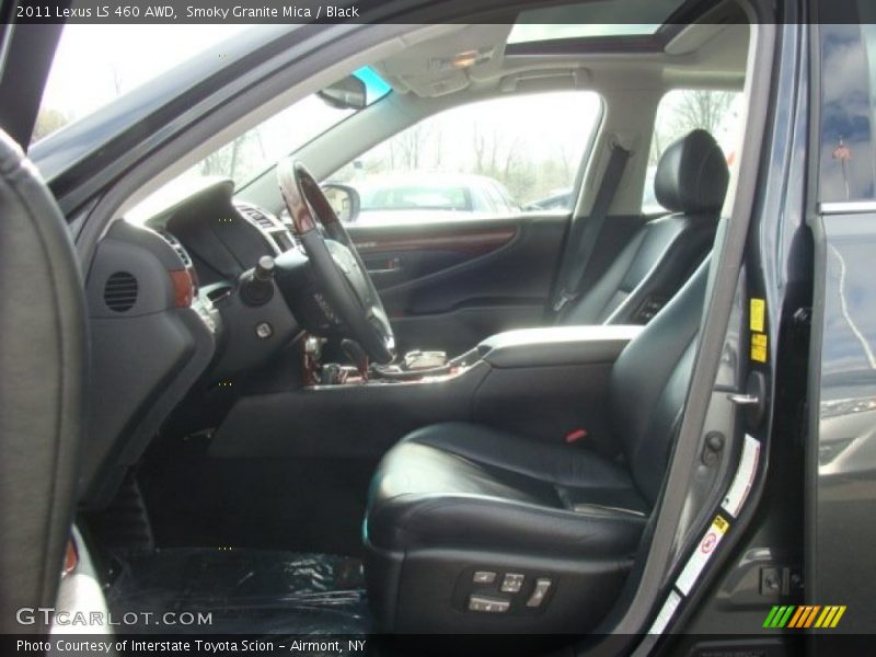 Smoky Granite Mica / Black 2011 Lexus LS 460 AWD