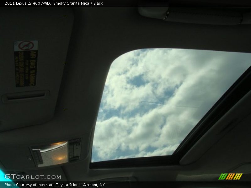 Smoky Granite Mica / Black 2011 Lexus LS 460 AWD
