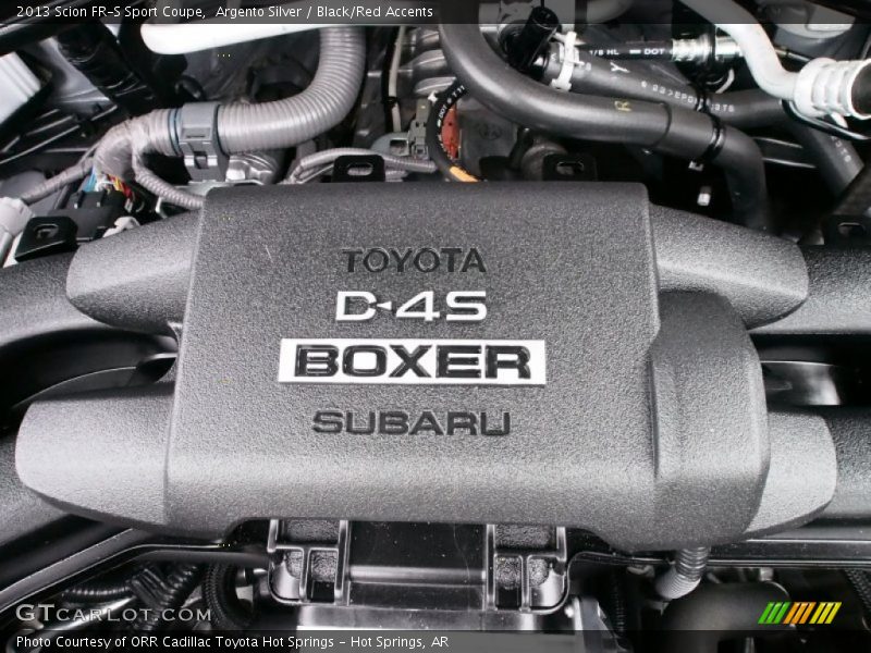  2013 FR-S Sport Coupe Engine - 2.0 Liter DOHC 16-Valve VVT D-4S Flat 4 Cylinder