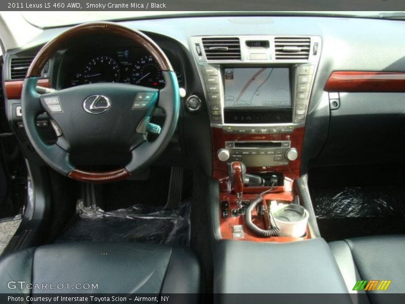 Smoky Granite Mica / Black 2011 Lexus LS 460 AWD