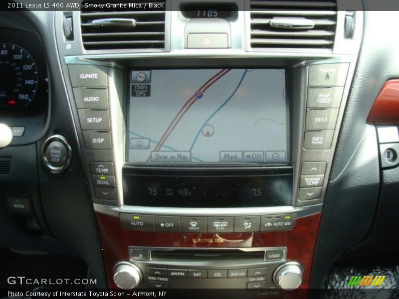 Smoky Granite Mica / Black 2011 Lexus LS 460 AWD