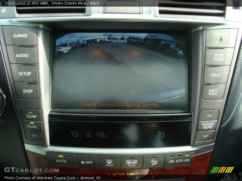 Smoky Granite Mica / Black 2011 Lexus LS 460 AWD