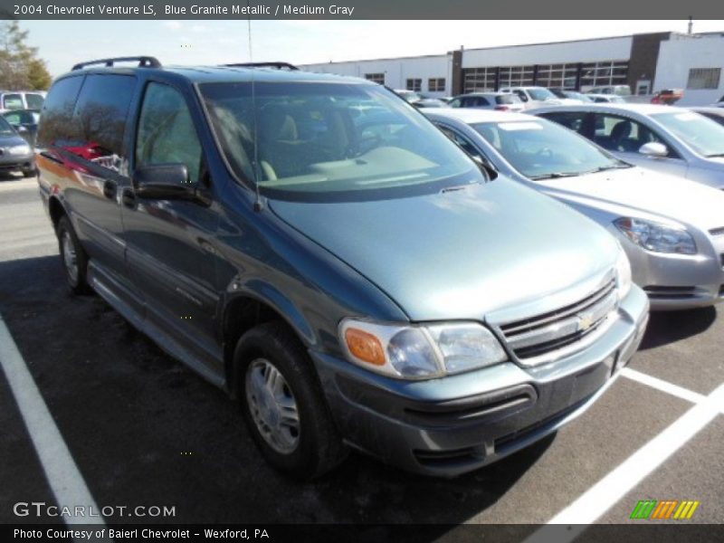 Blue Granite Metallic / Medium Gray 2004 Chevrolet Venture LS