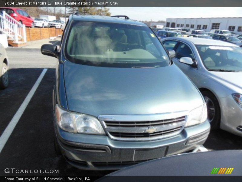 Blue Granite Metallic / Medium Gray 2004 Chevrolet Venture LS