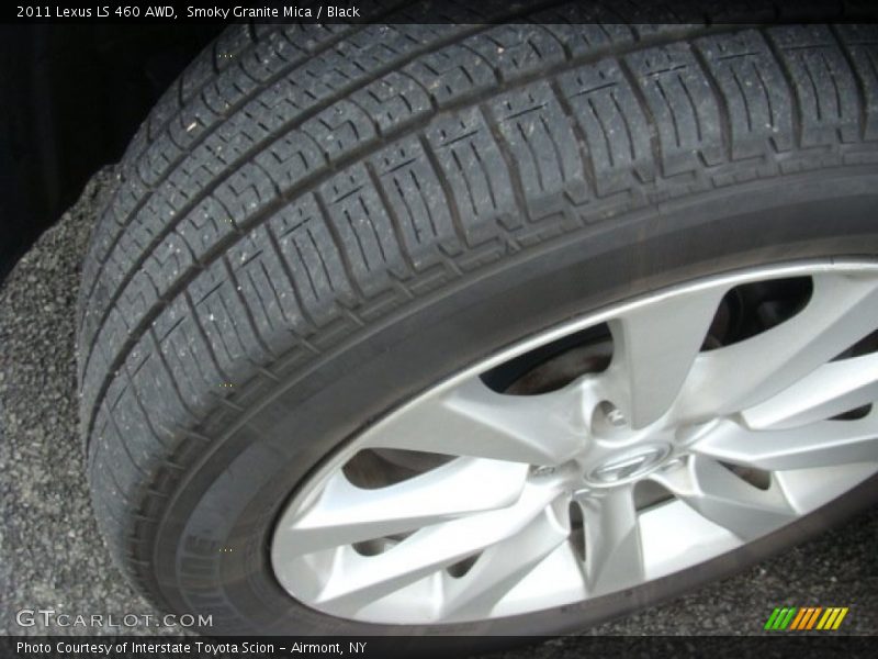 Smoky Granite Mica / Black 2011 Lexus LS 460 AWD