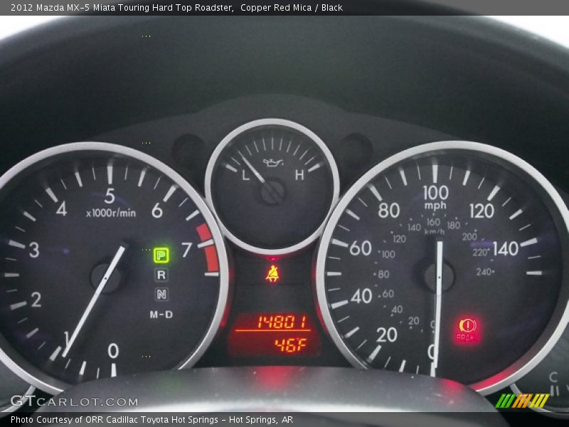 2012 MX-5 Miata Touring Hard Top Roadster Touring Hard Top Roadster Gauges