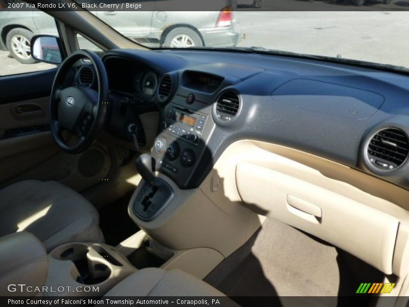 Black Cherry / Beige 2007 Kia Rondo LX V6