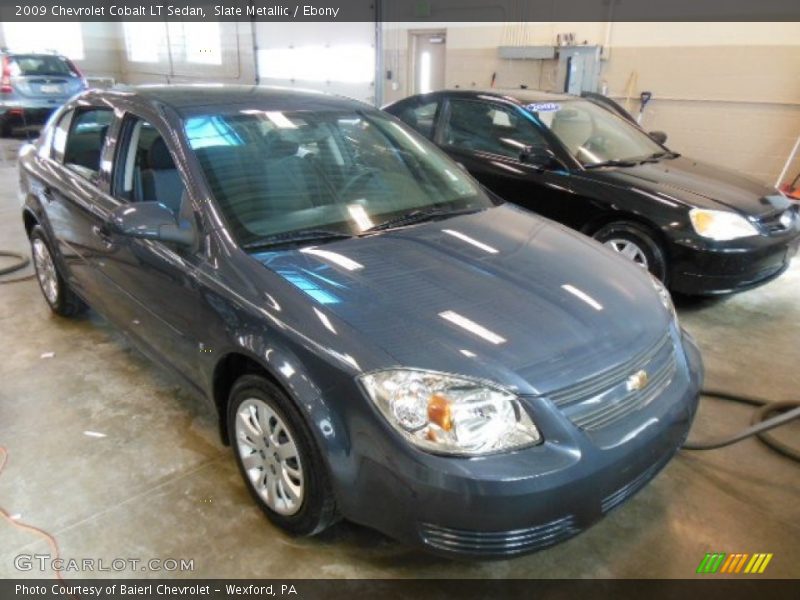 Slate Metallic / Ebony 2009 Chevrolet Cobalt LT Sedan