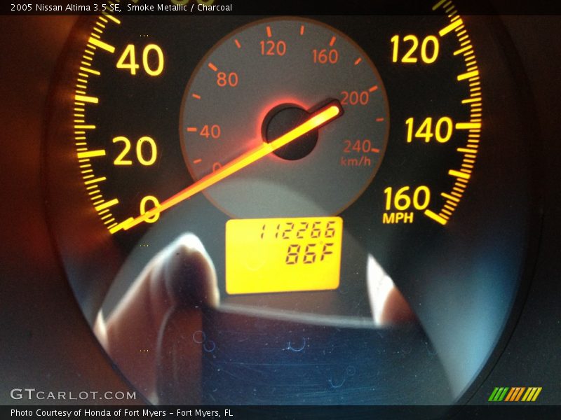 Smoke Metallic / Charcoal 2005 Nissan Altima 3.5 SE
