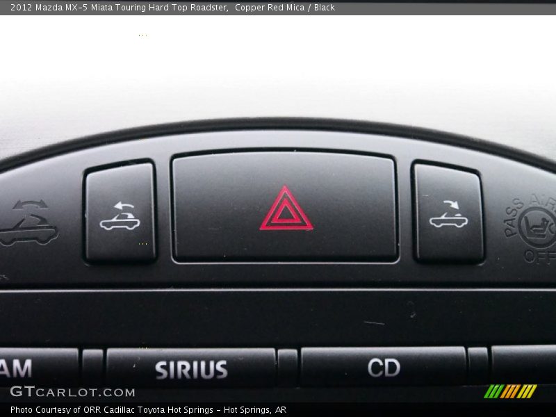 Copper Red Mica / Black 2012 Mazda MX-5 Miata Touring Hard Top Roadster