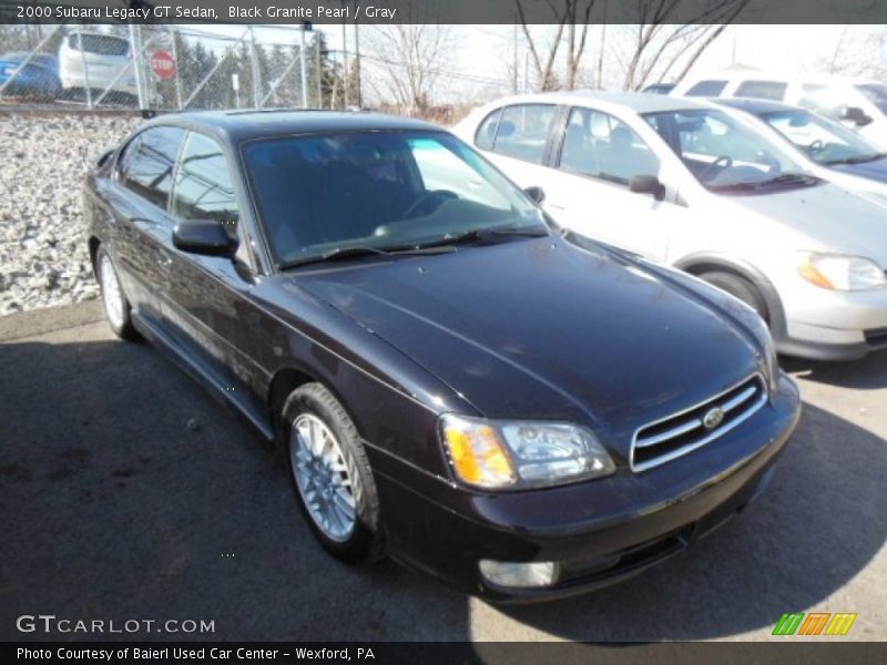 Black Granite Pearl / Gray 2000 Subaru Legacy GT Sedan