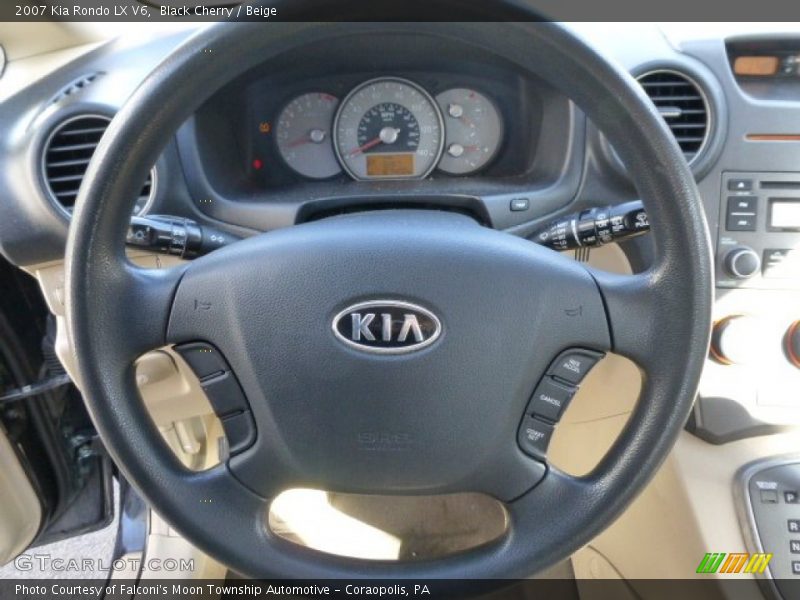 Black Cherry / Beige 2007 Kia Rondo LX V6