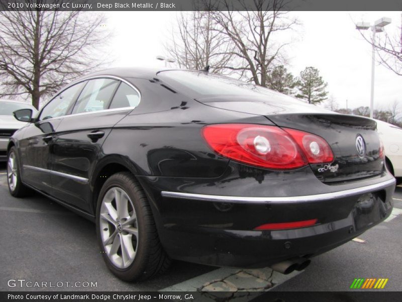 Deep Black Metallic / Black 2010 Volkswagen CC Luxury
