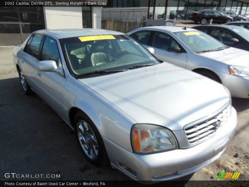 Sterling Metallic / Dark Gray 2002 Cadillac DeVille DTS