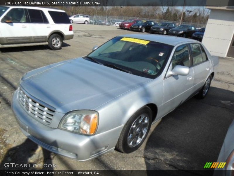 Sterling Metallic / Dark Gray 2002 Cadillac DeVille DTS