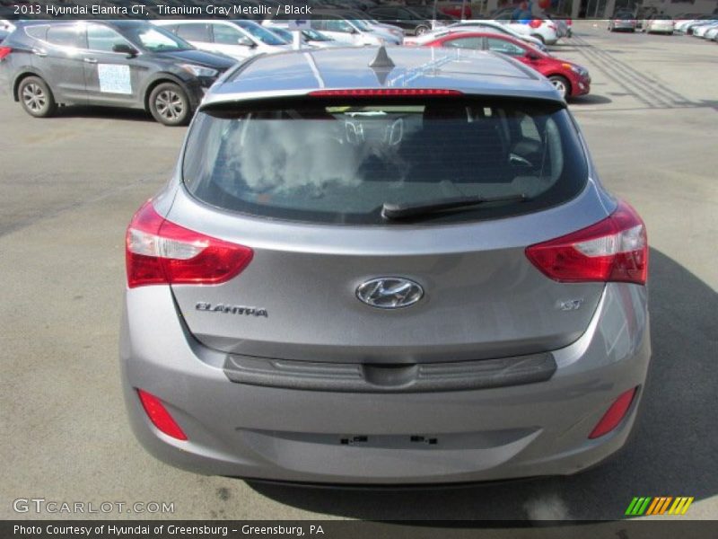 Titanium Gray Metallic / Black 2013 Hyundai Elantra GT