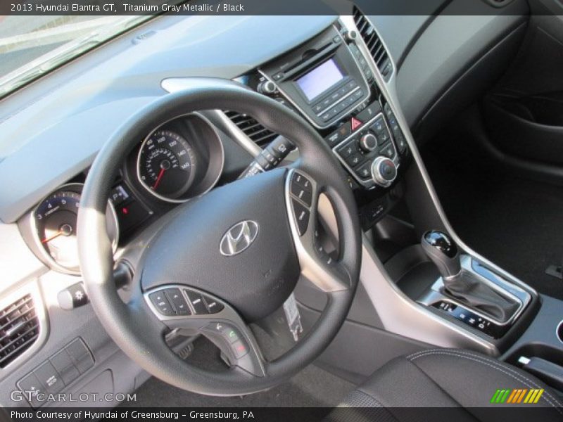 Titanium Gray Metallic / Black 2013 Hyundai Elantra GT