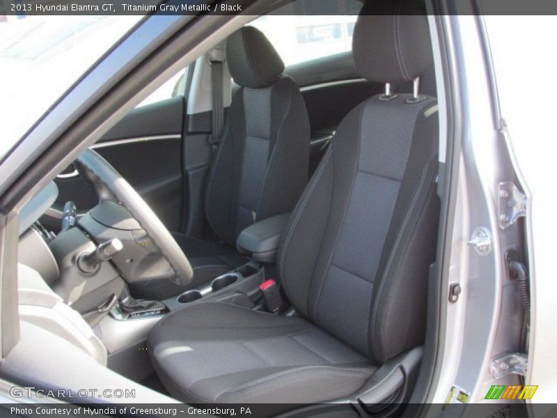 Titanium Gray Metallic / Black 2013 Hyundai Elantra GT