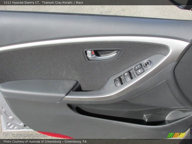 Titanium Gray Metallic / Black 2013 Hyundai Elantra GT