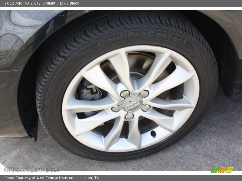 Brilliant Black / Black 2012 Audi A3 2.0T