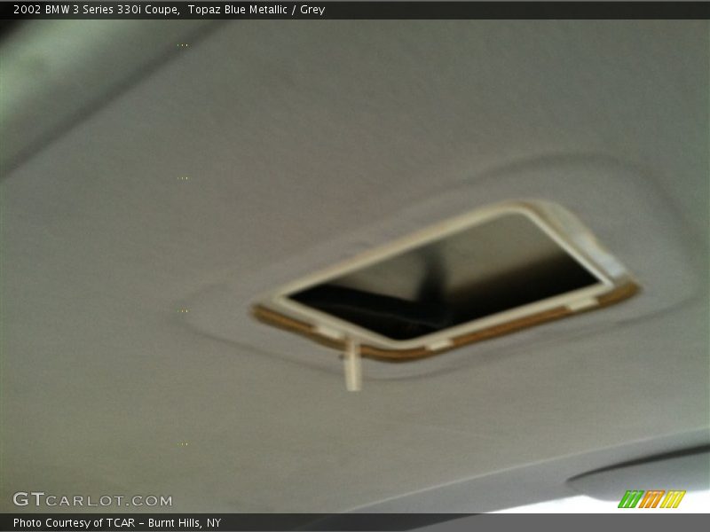 Topaz Blue Metallic / Grey 2002 BMW 3 Series 330i Coupe