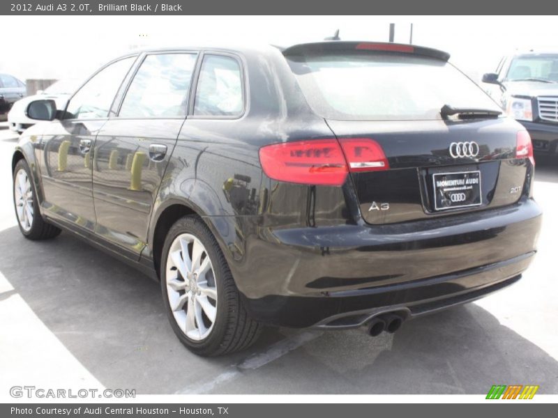 Brilliant Black / Black 2012 Audi A3 2.0T