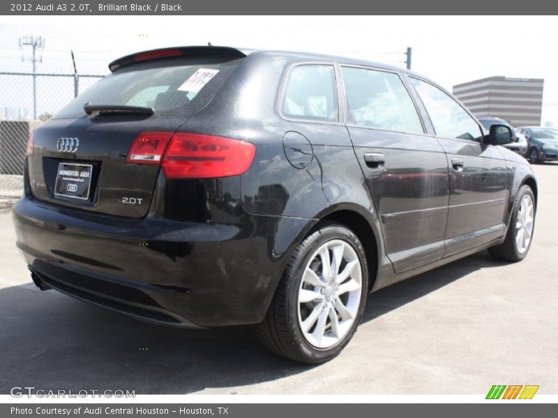 Brilliant Black / Black 2012 Audi A3 2.0T