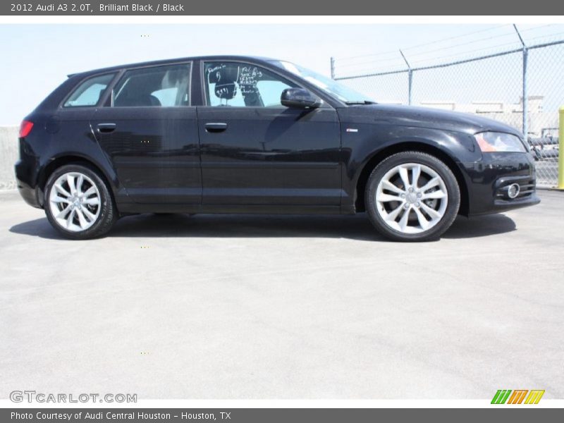 Brilliant Black / Black 2012 Audi A3 2.0T