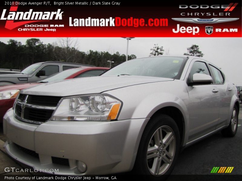 Bright Silver Metallic / Dark Slate Gray 2010 Dodge Avenger R/T