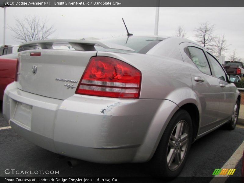 Bright Silver Metallic / Dark Slate Gray 2010 Dodge Avenger R/T