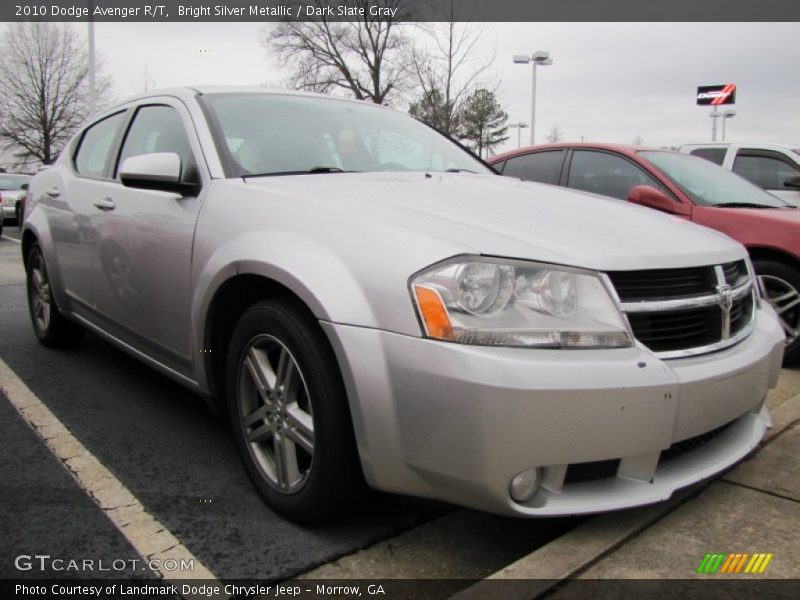 Bright Silver Metallic / Dark Slate Gray 2010 Dodge Avenger R/T
