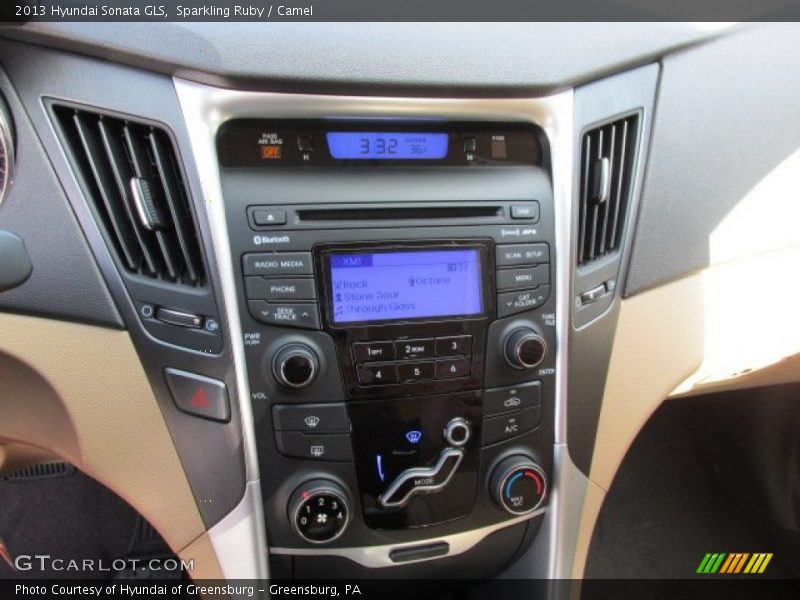 Sparkling Ruby / Camel 2013 Hyundai Sonata GLS