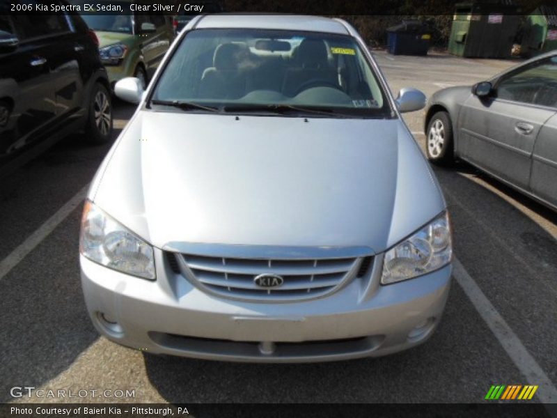 Clear Silver / Gray 2006 Kia Spectra EX Sedan