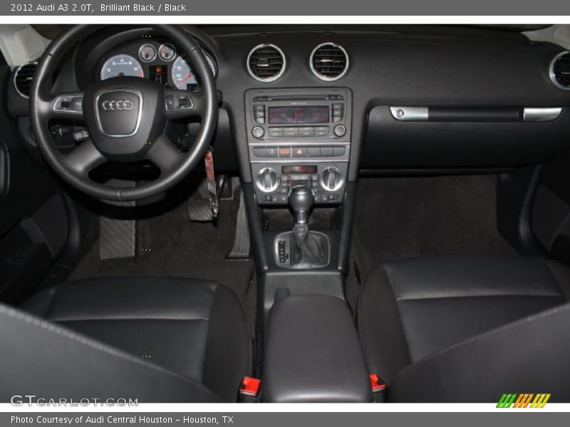 Brilliant Black / Black 2012 Audi A3 2.0T