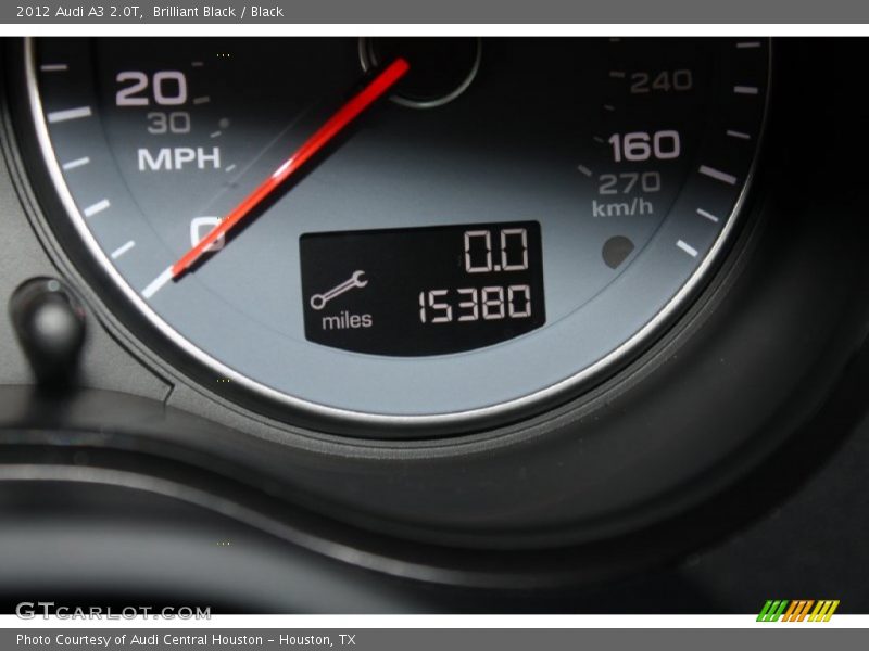 Brilliant Black / Black 2012 Audi A3 2.0T