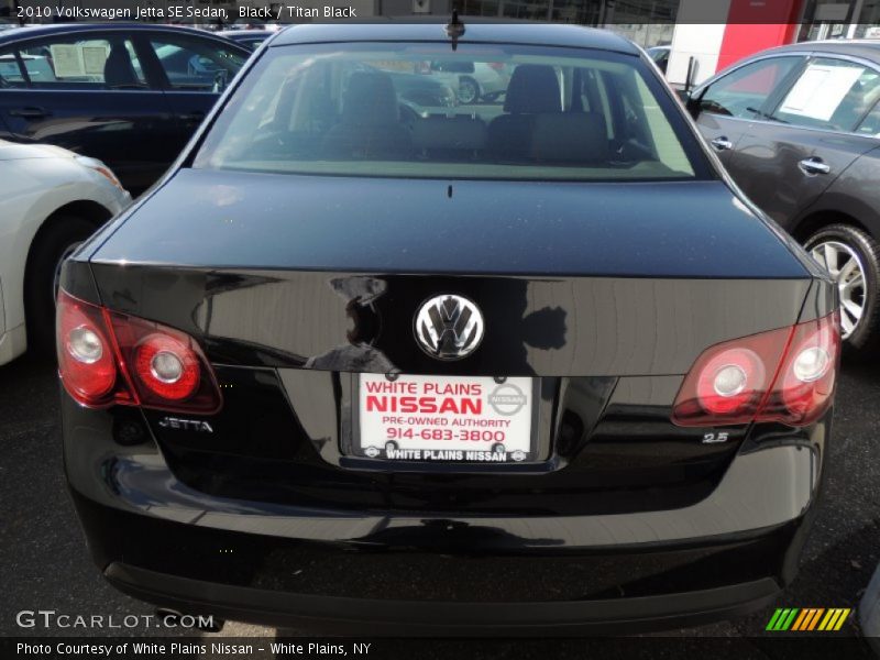 Black / Titan Black 2010 Volkswagen Jetta SE Sedan