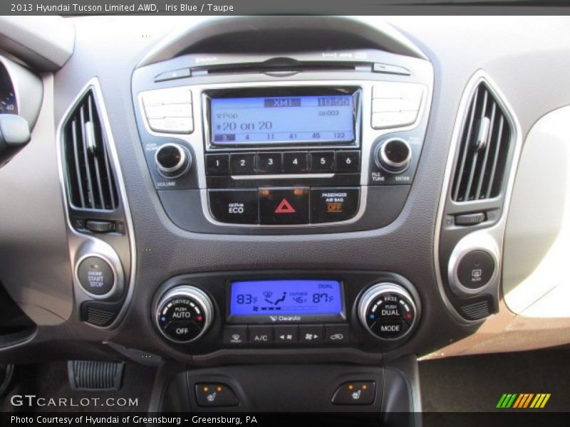 Controls of 2013 Tucson Limited AWD