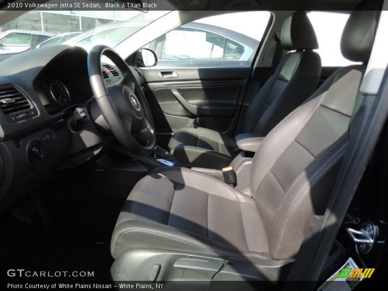 Black / Titan Black 2010 Volkswagen Jetta SE Sedan