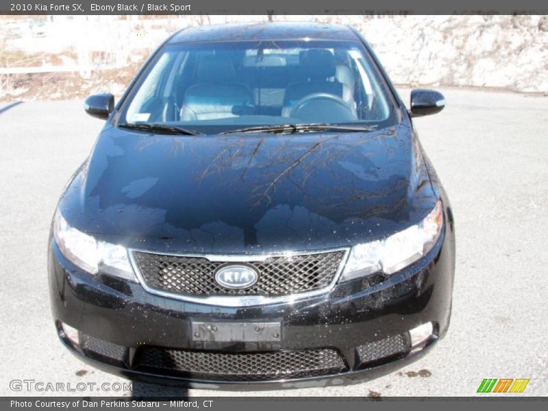 Ebony Black / Black Sport 2010 Kia Forte SX