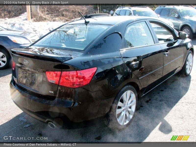 Ebony Black / Black Sport 2010 Kia Forte SX