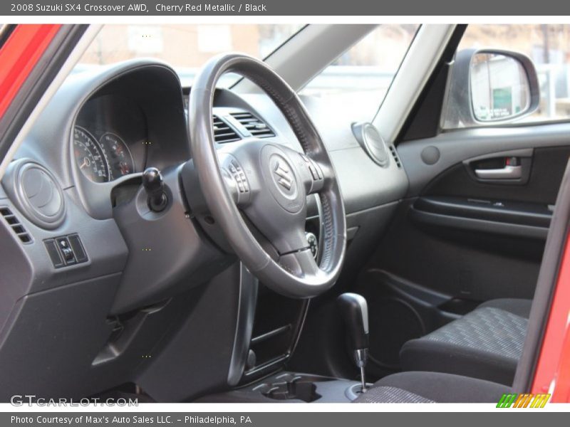 Cherry Red Metallic / Black 2008 Suzuki SX4 Crossover AWD