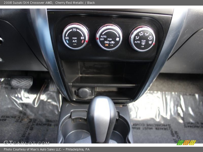 Cherry Red Metallic / Black 2008 Suzuki SX4 Crossover AWD