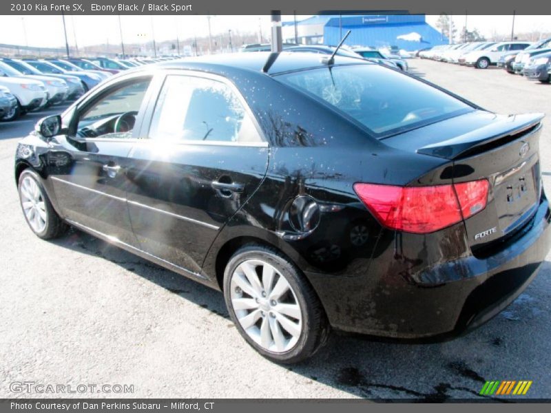 Ebony Black / Black Sport 2010 Kia Forte SX